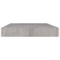 vidaXL Schweberegal Betongrau 50x23x3,8 cm MDF vidaXL Schweberegal Betongrau 50x23x3,8 cm MDF