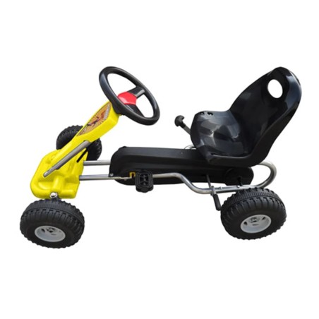 vidaXL Pedal-Gokart Gelb