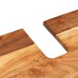 vidaXL Waschbeckenunterschrank Massivholz Akazie und Holzwerkstoff vidaXL Waschbeckenunterschrank Massivholz Akazie und Holzwerkstoff