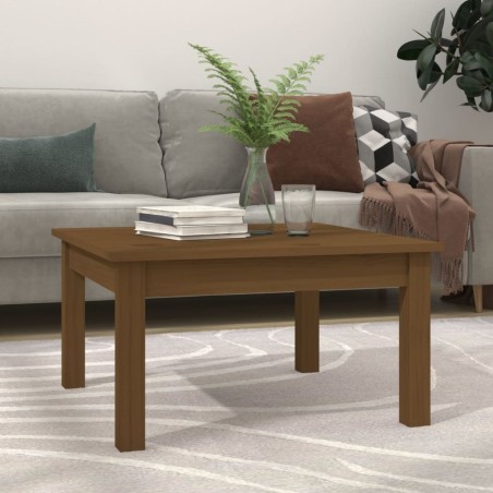 vidaXL Couchtisch Honigbraun 55x55x30 cm Massivholz Kiefer