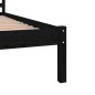 vidaXL Massivholzbett Kiefer 140x190 cm Schwarz vidaXL Massivholzbett Kiefer 140x190 cm Schwarz