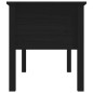 vidaXL Couchtisch Schwarz 102x49x55 cm Massivholz Kiefer vidaXL Couchtisch Schwarz 102x49x55 cm Massivholz Kiefer