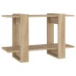 vidaXL Bücherregal/Raumteiler Sonoma-Eiche 80x30x51 cm vidaXL Bücherregal/Raumteiler Sonoma-Eiche 80x30x51 cm