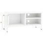 vidaXL TV-Schrank Weiß 90x30x44 cm Stahl und Glas vidaXL TV-Schrank Weiß 90x30x44 cm Stahl und Glas