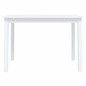 vidaXL Esstisch Weiß 114x71x75 cm Gummiholz Massiv vidaXL Esstisch Weiß 114x71x75 cm Gummiholz Massiv