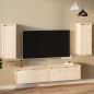 vidaXL Wandschränke 2 Stk. 30x30x80 cm Massivholz Kiefer vidaXL Wandschränke 2 Stk. 30x30x80 cm Massivholz Kiefer