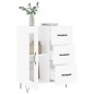 vidaXL Sideboard Weiß 69,5x34x90 cm Holzwerkstoff vidaXL Sideboard Weiß 69,5x34x90 cm Holzwerkstoff