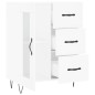 vidaXL Sideboard Weiß 69,5x34x90 cm Holzwerkstoff vidaXL Sideboard Weiß 69,5x34x90 cm Holzwerkstoff