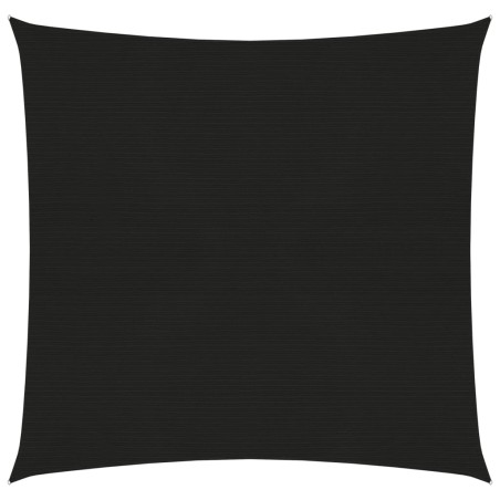vidaXL Sonnensegel 160 g/m² Schwarz 4,5x4,5 m HDPE