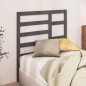 vidaXL Bett-Kopfteil Grau 96x4x104 cm Massivholz Kiefer vidaXL Bett-Kopfteil Grau 96x4x104 cm Massivholz Kiefer