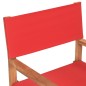 vidaXL Regiestühle 2 Stk. Klappbar Rot Massivholz Teak vidaXL Regiestühle 2 Stk. Klappbar Rot Massivholz Teak