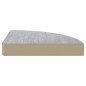 vidaXL Eck-Wandregal 2 Stk. Betongrau 25x25x3,8 cm MDF vidaXL Eck-Wandregal 2 Stk. Betongrau 25x25x3,8 cm MDF