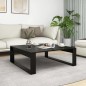 vidaXL Couchtisch Schwarz 100x100x35 cm Holzwerkstoff vidaXL Couchtisch Schwarz 100x100x35 cm Holzwerkstoff