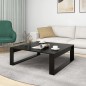vidaXL Couchtisch Schwarz 100x100x35 cm Holzwerkstoff vidaXL Couchtisch Schwarz 100x100x35 cm Holzwerkstoff