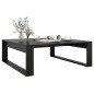vidaXL Couchtisch Schwarz 100x100x35 cm Holzwerkstoff vidaXL Couchtisch Schwarz 100x100x35 cm Holzwerkstoff