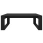 vidaXL Couchtisch Schwarz 100x100x35 cm Holzwerkstoff vidaXL Couchtisch Schwarz 100x100x35 cm Holzwerkstoff