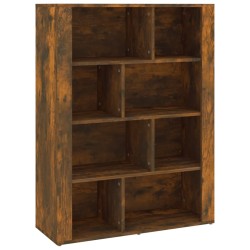 vidaXL Sideboard Räuchereiche 80x30x106 cm Holzwerkstoff