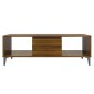 vidaXL Couchtisch Braun Eichen-Optik 103,5x60x35 cm Holzwerkstoff vidaXL Couchtisch Braun Eichen-Optik 103,5x60x35 cm Holzwerkstoff