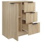 vidaXL Sideboard Sonoma-Eiche 60x30x70 cm Holzwerkstoff vidaXL Sideboard Sonoma-Eiche 60x30x70 cm Holzwerkstoff