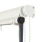 vidaXL Einziehbare Markise mit LED 150×150 cm Creme vidaXL Einziehbare Markise mit LED 150×150 cm Creme