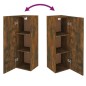 vidaXL TV-Schrank Räuchereiche 30,5x30x90 cm Holzwerkstoff vidaXL TV-Schrank Räuchereiche 30,5x30x90 cm Holzwerkstoff