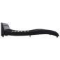 Bettgestell mit LED Schwarz Kunstleder 120x200 cm Bettgestell mit LED Schwarz Kunstleder 120x200 cm