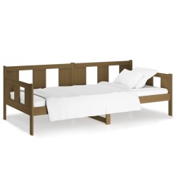 vidaXL Tagesbett Honigbraun Massivholz Kiefer 90x200 cm