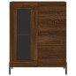 Highboard Braun Eichen-Optik 69,5x34x180 cm Holzwerkstoff Highboard Braun Eichen-Optik 69,5x34x180 cm Holzwerkstoff