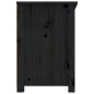 vidaXL TV-Schrank Schwarz 114x35x52 cm Massivholz Kiefer vidaXL TV-Schrank Schwarz 114x35x52 cm Massivholz Kiefer