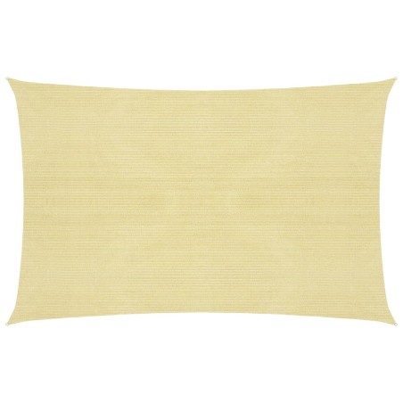 vidaXL Sonnensegel 160 g/m² Beige 2x3 m HDPE
