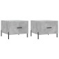vidaXL Couchtische 2 Stk. Betongrau 50x50x40 cm Holzwerkstoff vidaXL Couchtische 2 Stk. Betongrau 50x50x40 cm Holzwerkstoff