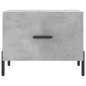 vidaXL Couchtische 2 Stk. Betongrau 50x50x40 cm Holzwerkstoff vidaXL Couchtische 2 Stk. Betongrau 50x50x40 cm Holzwerkstoff