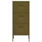 vidaXL Lagerschrank Olivgrün 42,5x35x101,5 cm Stahl vidaXL Lagerschrank Olivgrün 42,5x35x101,5 cm Stahl