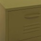 vidaXL Lagerschrank Olivgrün 42,5x35x101,5 cm Stahl vidaXL Lagerschrank Olivgrün 42,5x35x101,5 cm Stahl