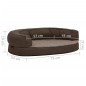 vidaXL Hundematratze Ergonomisch 75x53 cm Leinenoptik Fleece Braun vidaXL Hundematratze Ergonomisch 75x53 cm Leinenoptik Fleece Braun