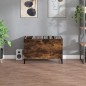 vidaXL Plattenschrank Räuchereiche 74,5x38x48 cm Holzwerkstoff vidaXL Plattenschrank Räuchereiche 74,5x38x48 cm Holzwerkstoff