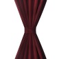 Vorhänge Gardinen aus Satin 2-teilig 140 x 175 cm Dunkelrot Vorhänge Gardinen aus Satin 2-teilig 140 x 175 cm Dunkelrot