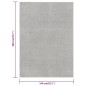 vidaXL Teppich Kurzflor 140x200 cm Hellgrau vidaXL Teppich Kurzflor 140x200 cm Hellgrau