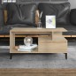 vidaXL Couchtisch Sonoma-Eiche 90x49x45 cm Holzwerkstoff