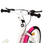 vidaXL Kinderfahrrad 18 Zoll Rosa und Weiß vidaXL Kinderfahrrad 18 Zoll Rosa und Weiß