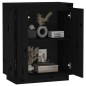 vidaXL Sideboard Schwarz 60x34x75 cm Massivholz Kiefer vidaXL Sideboard Schwarz 60x34x75 cm Massivholz Kiefer