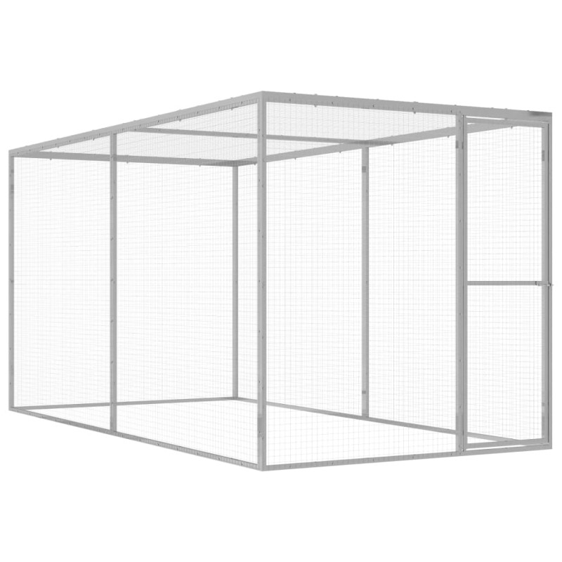 vidaXL Katzenkäfig 3x1,5x1,5 m Verzinkter Stahl vidaXL Katzenkäfig 3x1,5x1,5 m Verzinkter Stahl