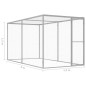 vidaXL Katzenkäfig 3x1,5x1,5 m Verzinkter Stahl vidaXL Katzenkäfig 3x1,5x1,5 m Verzinkter Stahl