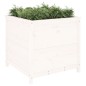 vidaXL Pflanzkübel Weiß 82,5x82,5x78 cm Massivholz Kiefer vidaXL Pflanzkübel Weiß 82,5x82,5x78 cm Massivholz Kiefer