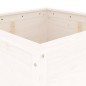 vidaXL Pflanzkübel Weiß 82,5x82,5x78 cm Massivholz Kiefer vidaXL Pflanzkübel Weiß 82,5x82,5x78 cm Massivholz Kiefer