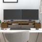 vidaXL Monitorständer Honigbraun 100x27,5x15 cm Massivholz Kiefer vidaXL Monitorständer Honigbraun 100x27,5x15 cm Massivholz Kiefer