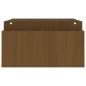 vidaXL Monitorständer Honigbraun 100x27,5x15 cm Massivholz Kiefer vidaXL Monitorständer Honigbraun 100x27,5x15 cm Massivholz Kiefer