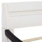 Bettgestell mit LED Weiß und Schwarz Kunstleder 160 x 200 cm Bettgestell mit LED Weiß und Schwarz Kunstleder 160 x 200 cm