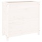 vidaXL Pflanzkübel Weiß 82,5x40x78 cm Massivholz Kiefer vidaXL Pflanzkübel Weiß 82,5x40x78 cm Massivholz Kiefer