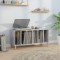 vidaXL Plattenschrank Betongrau 100x38x48 cm Holzwerkstoff vidaXL Plattenschrank Betongrau 100x38x48 cm Holzwerkstoff
